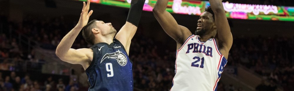  恩比德统治内线76人轻取魔术豪取六连胜  